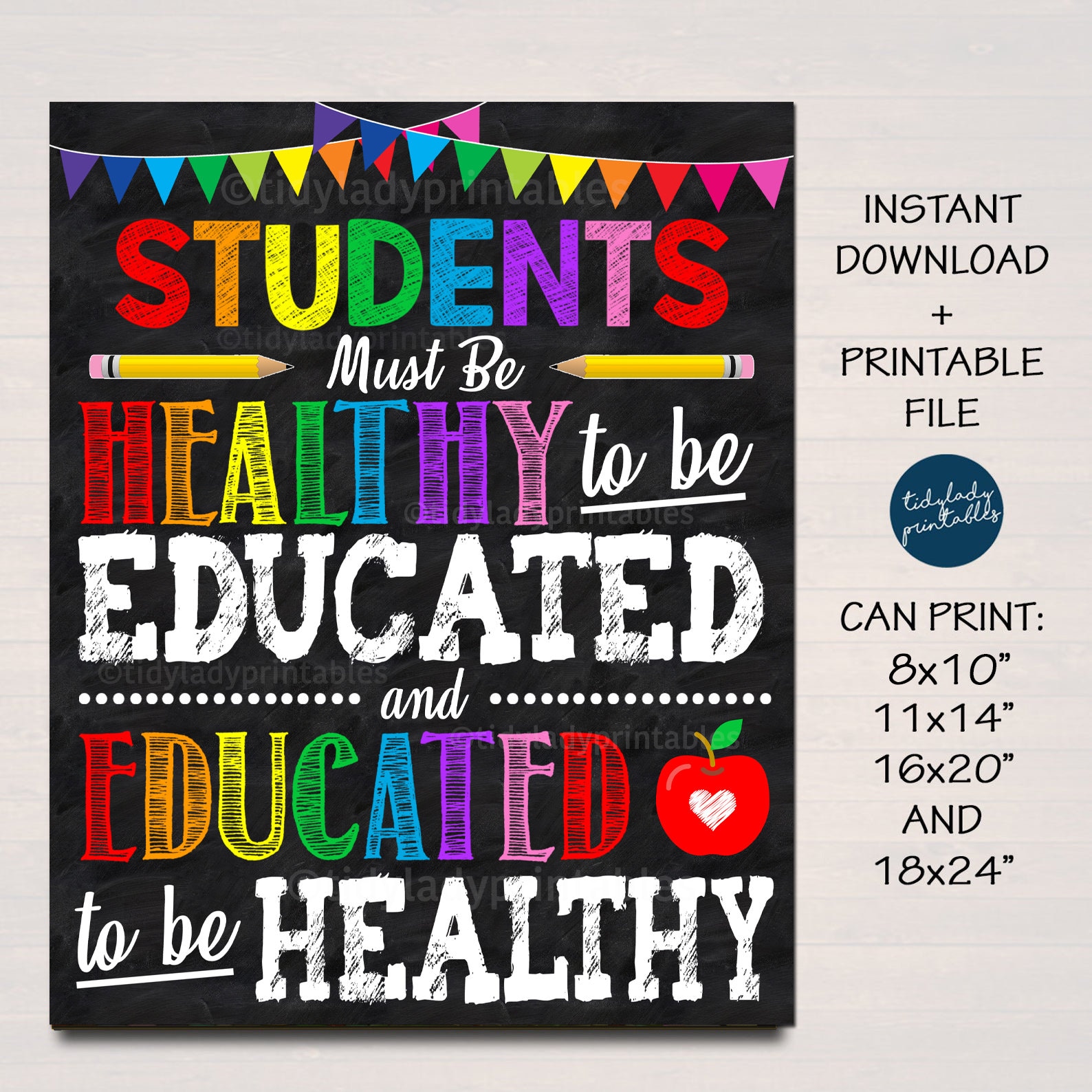 Printable School Nurse Poster