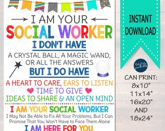 Social Worker Sign - Etsy
