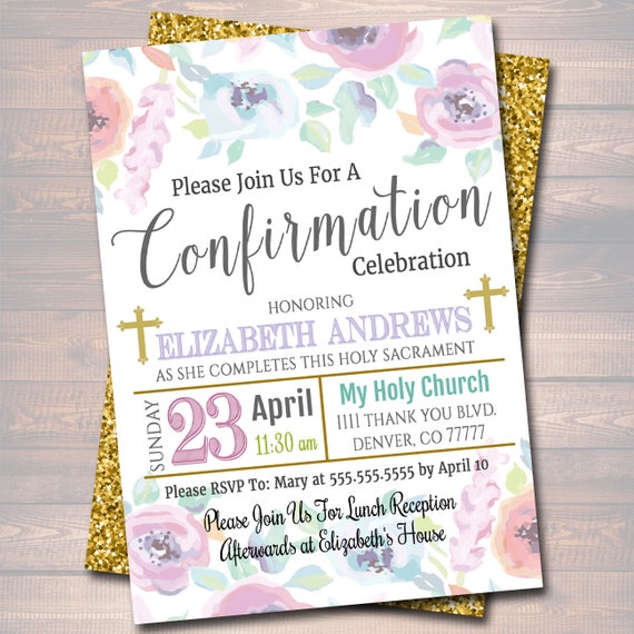 Confirmation Celebration Lunch