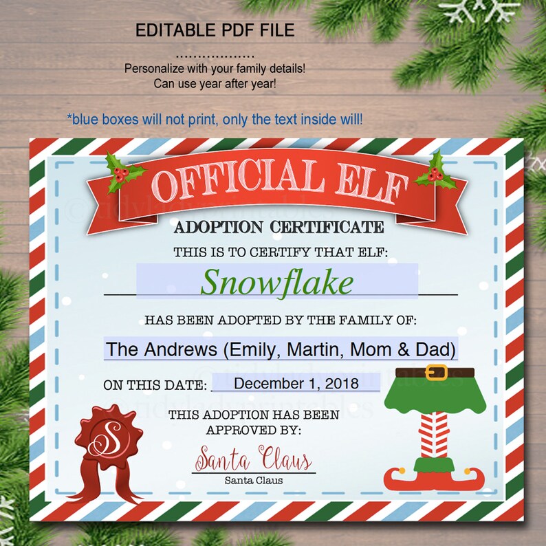 Elf Activity Kit Christmas Printables, Elf Adoption ,Goodbye Elf Letters, Elf Jokes, Elf Report Card, Notes from the Elf, INSTANT DOWNLOAD image 5