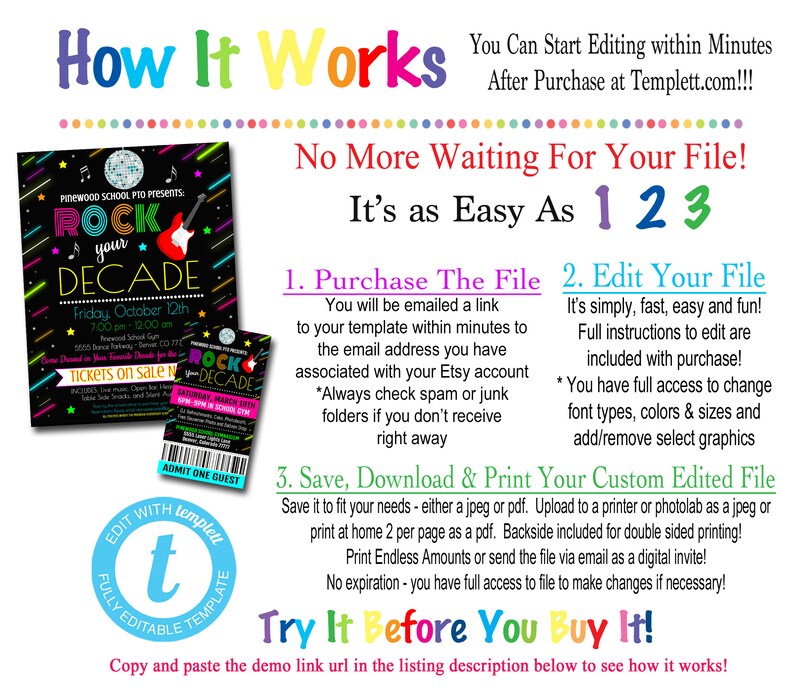 Benefit Dance Flyer Templates