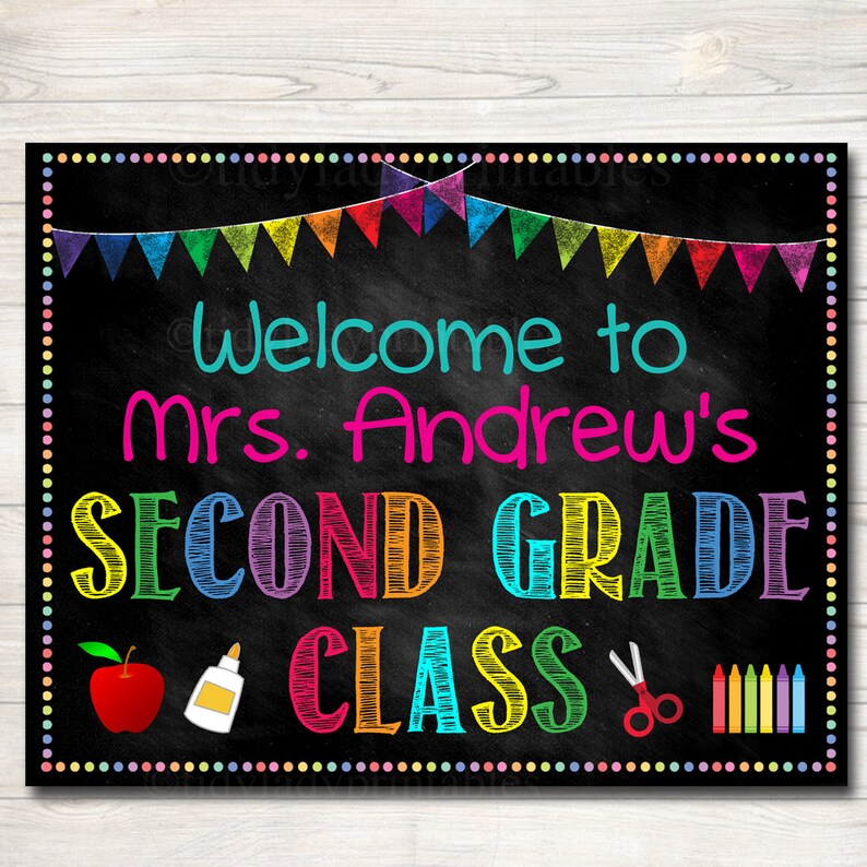 EDITABLE Teacher Classroom Door Sign Classroom Decor Teacher Etsy