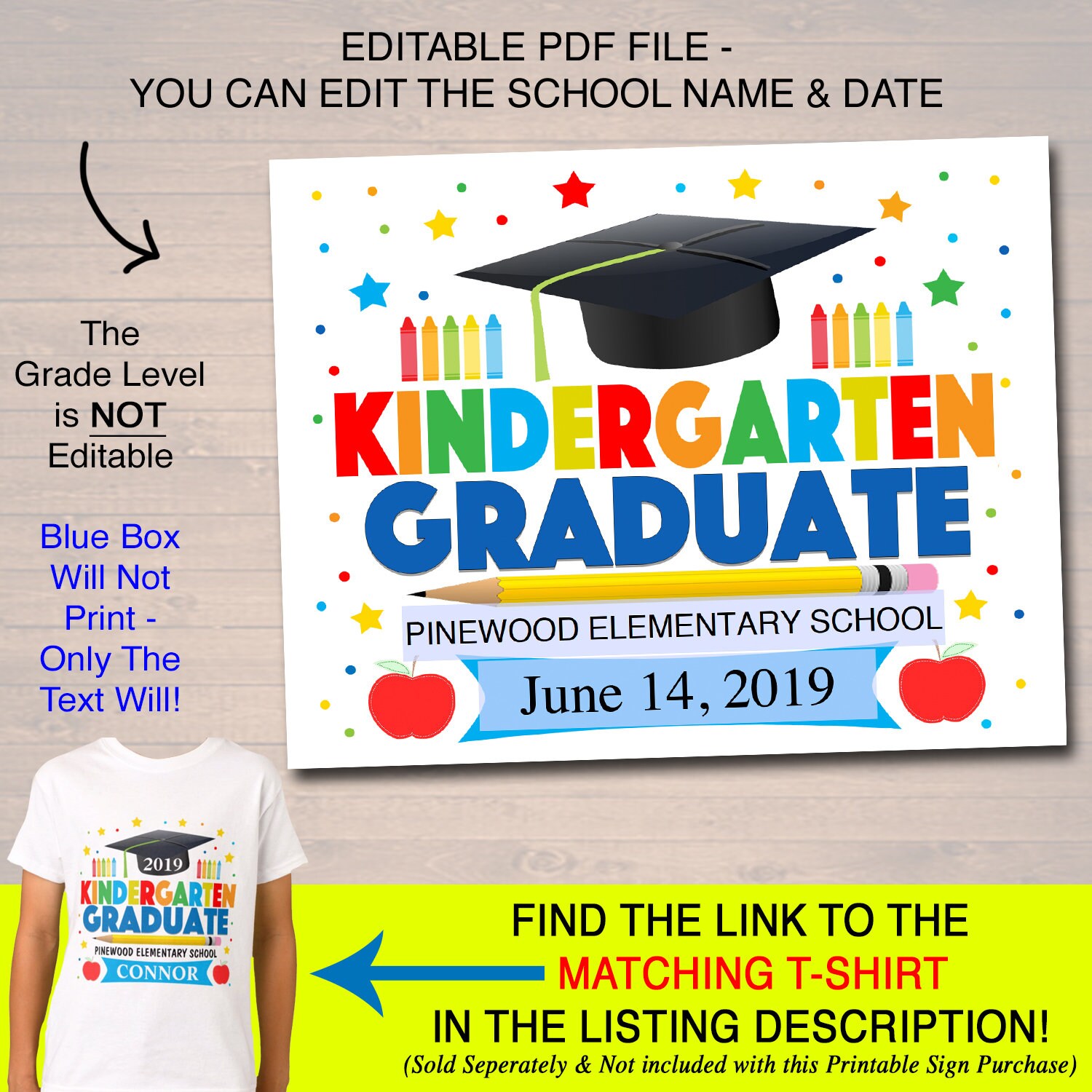 This Prince Graduated 8th Grade In 2019 Graduation T-Shirt This Prince Graduated 8th Grade In 2019 Graduation T-Shirt