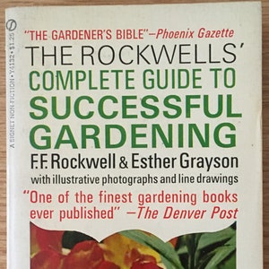 The Rockwell&#39;s Complete Guide To Successful Gardening PB Paperback 1969 Vintage Grayson