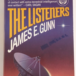 The Listeners by James Gunn PB Paperback 1985 Vintage Del Rey Books SciFi