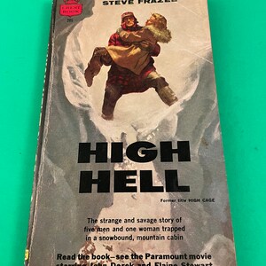 High Hell by Steve Frazee Vintage 1958 Fawcett Crest Paperback Movie Tie-in PB