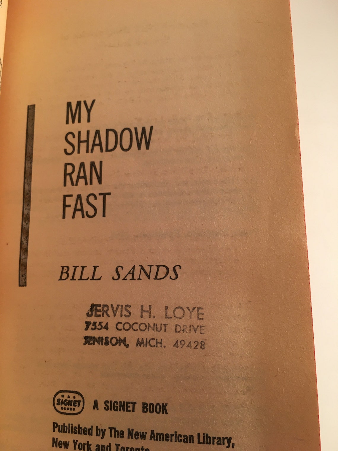 bill sands lot of 2 vintage paperback seventh step my