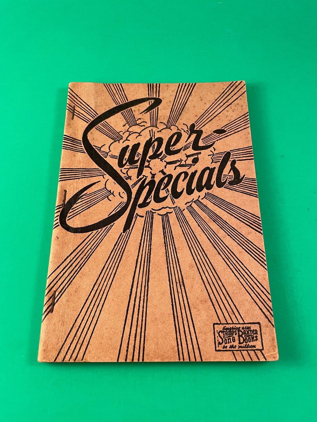 Super Specials by Virgil O. Stamps Vintage 1940 Hymns Songs Paperback