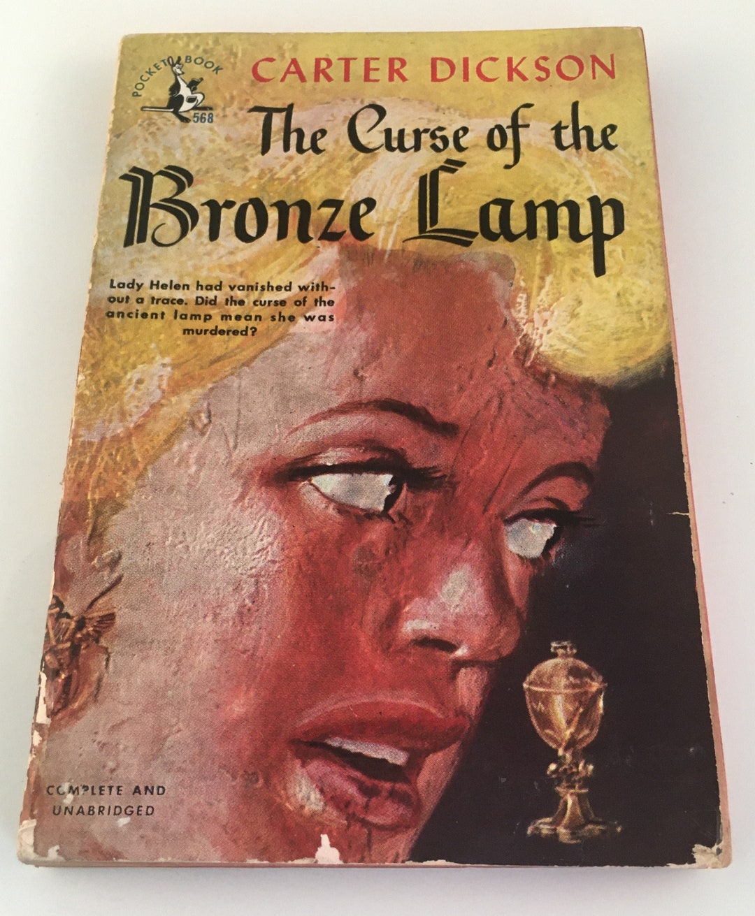 The Curse of the Bronze Lamp by Carter Dickson PB Paperback 1949 RARE