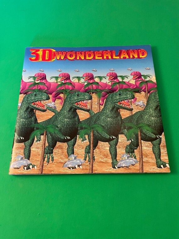 3D Wonderland Stereogram Tokuma Shoten Vintage 1994 TPB Paperback