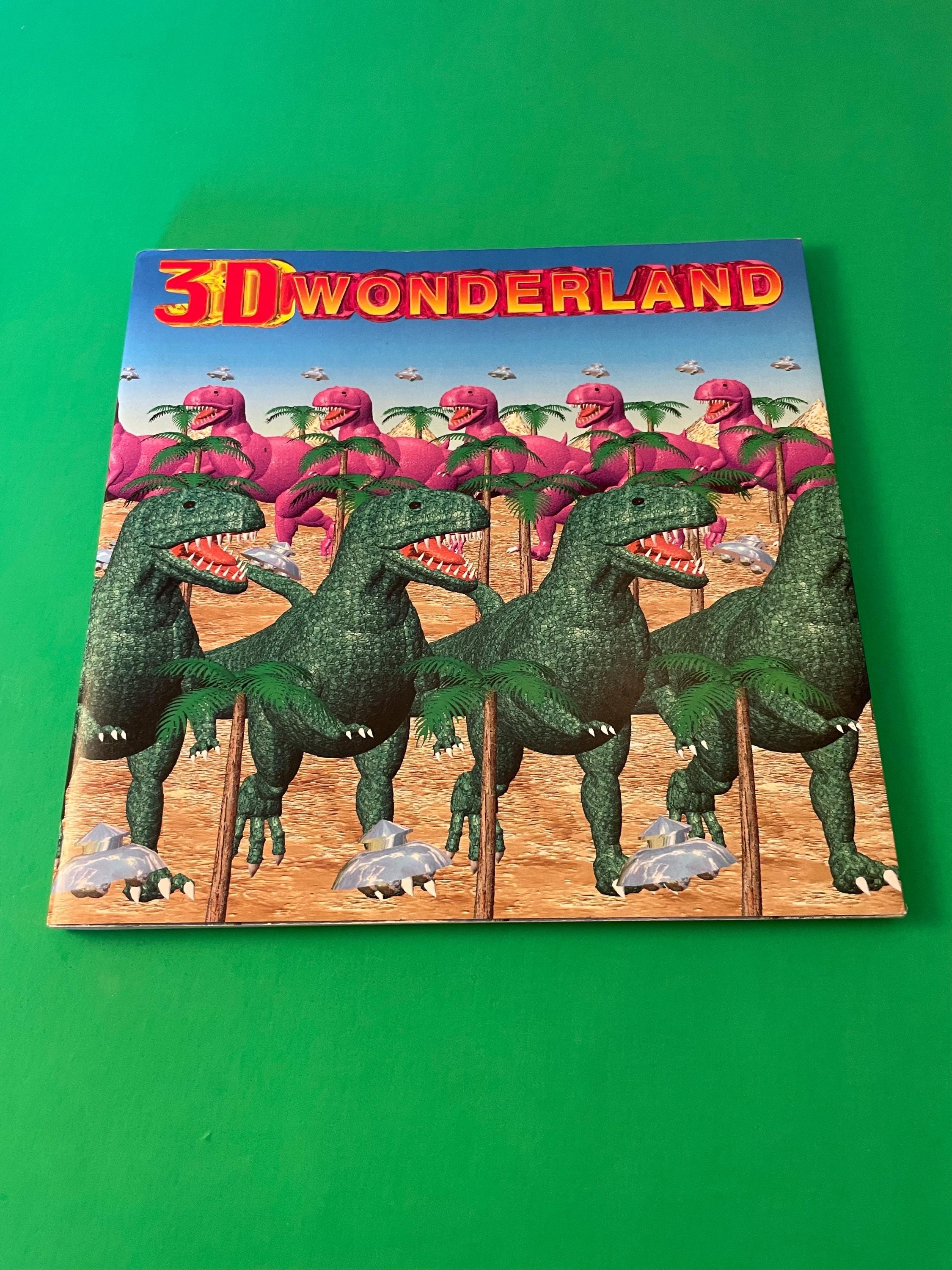 洋楽 VERY RARE 1994 Merdagram Da Craziest 3D Wonderland Stereogram Tokuma Shoten Vintage 1994 TPB Paperback