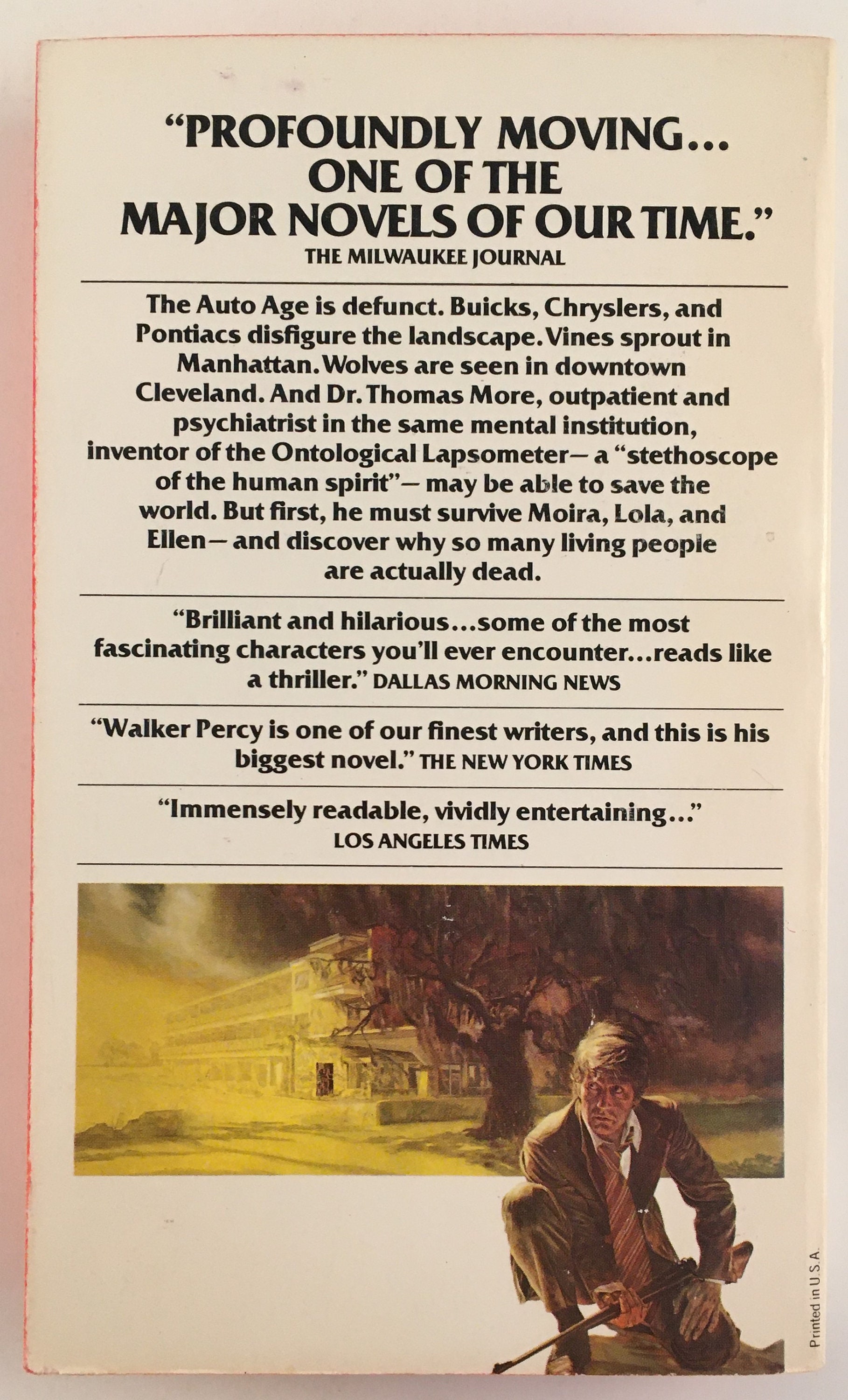 Love in the Ruins by Walker Percy PB Paperback 1978 Vintage Scifi