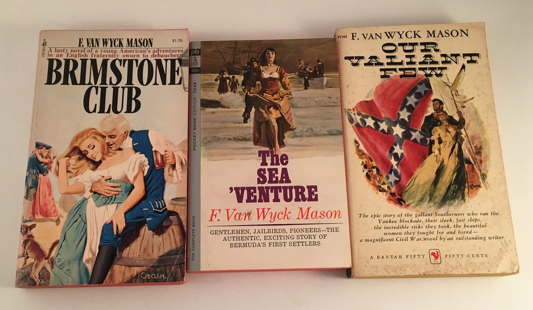 F. Van Wyck Mason Lot of 3 Brimstone Club Sea Valiant Vintage Etsy UK