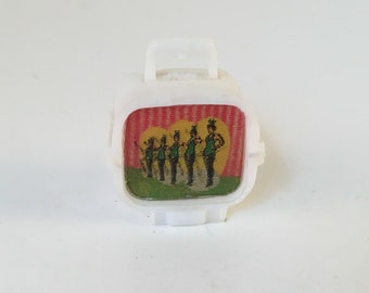 Lundby Vintage Television TV Set Lenticular Flicker Dollhouse Miniature RARE