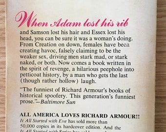 It All Started With Eve by Richard Armour PB Paperback 1966 It All Started With Eve by Richard Armour PB Paperback 1966