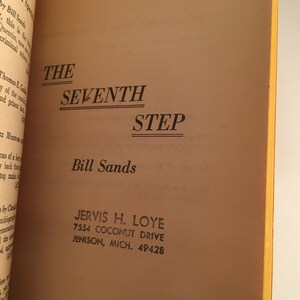 bill sands lot of 2 vintage paperback seventh step my