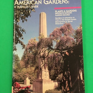 American Gardens A Traveler&#39;s Guide Plants & Gardens Brooklyn Botanic 1987