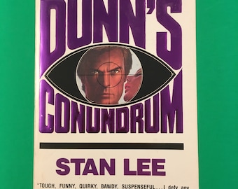 Dunn's Conundrum by Stan Lee 1985 Vintage PB Paperback Vintage Spy Thriller