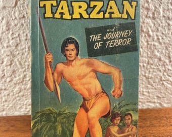 Tarzan and the Journey of Terror by Burroughs 1950 Better Little Book Whitman HC