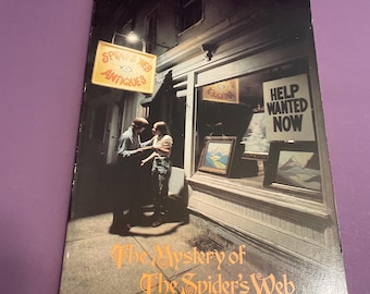 The Mystery of the Spider's Web Leslie Carswell Vintage 1975 Scholastic Action
