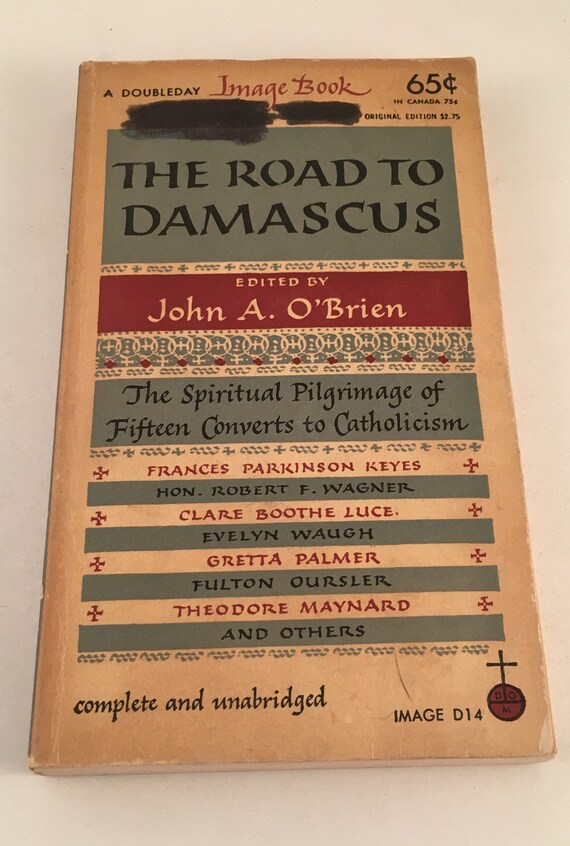 The Road to Damascus Ed by John O'Brien Vintage PB 1957 Etsy