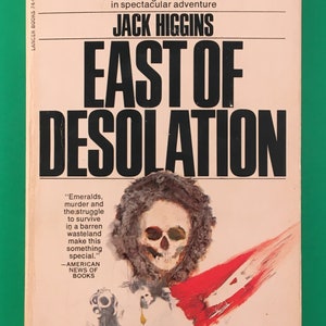 East of Desolation by Jack Higgins RARE Vintage 1968 Lancer Paperback Adventure