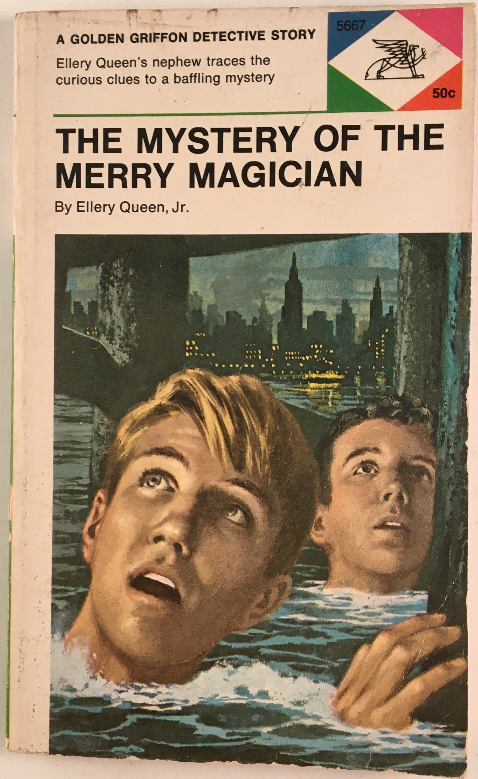 The Mystery of the Merry Magician by Ellery Queen Jr PB Paperback 1969 ...