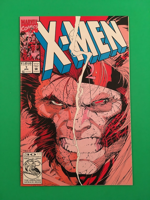 X-men Issue 7 1992 Vintage Marvel Comics Omega Red Wolverine Jim