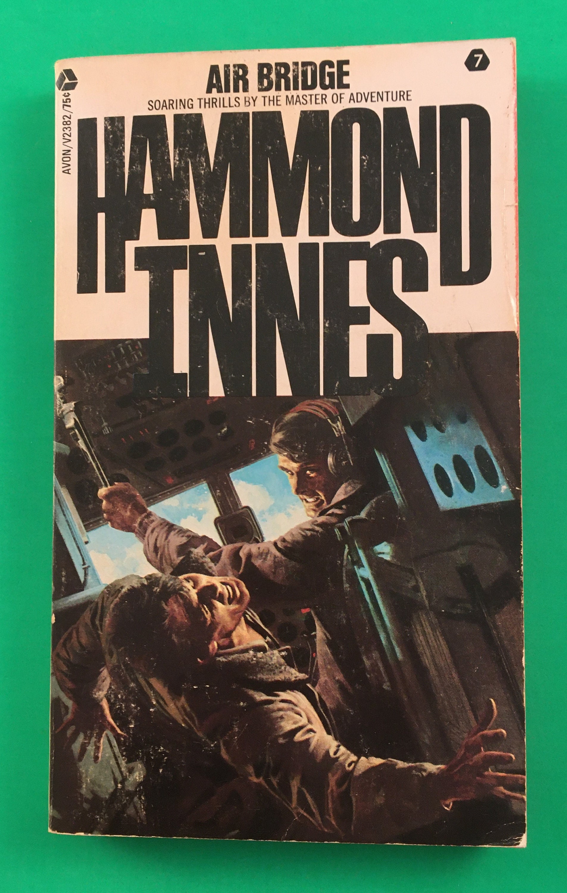 Air Bridge by Hammond Innes Vintage 1970 Avon Adventure Plane Thriller Paperback