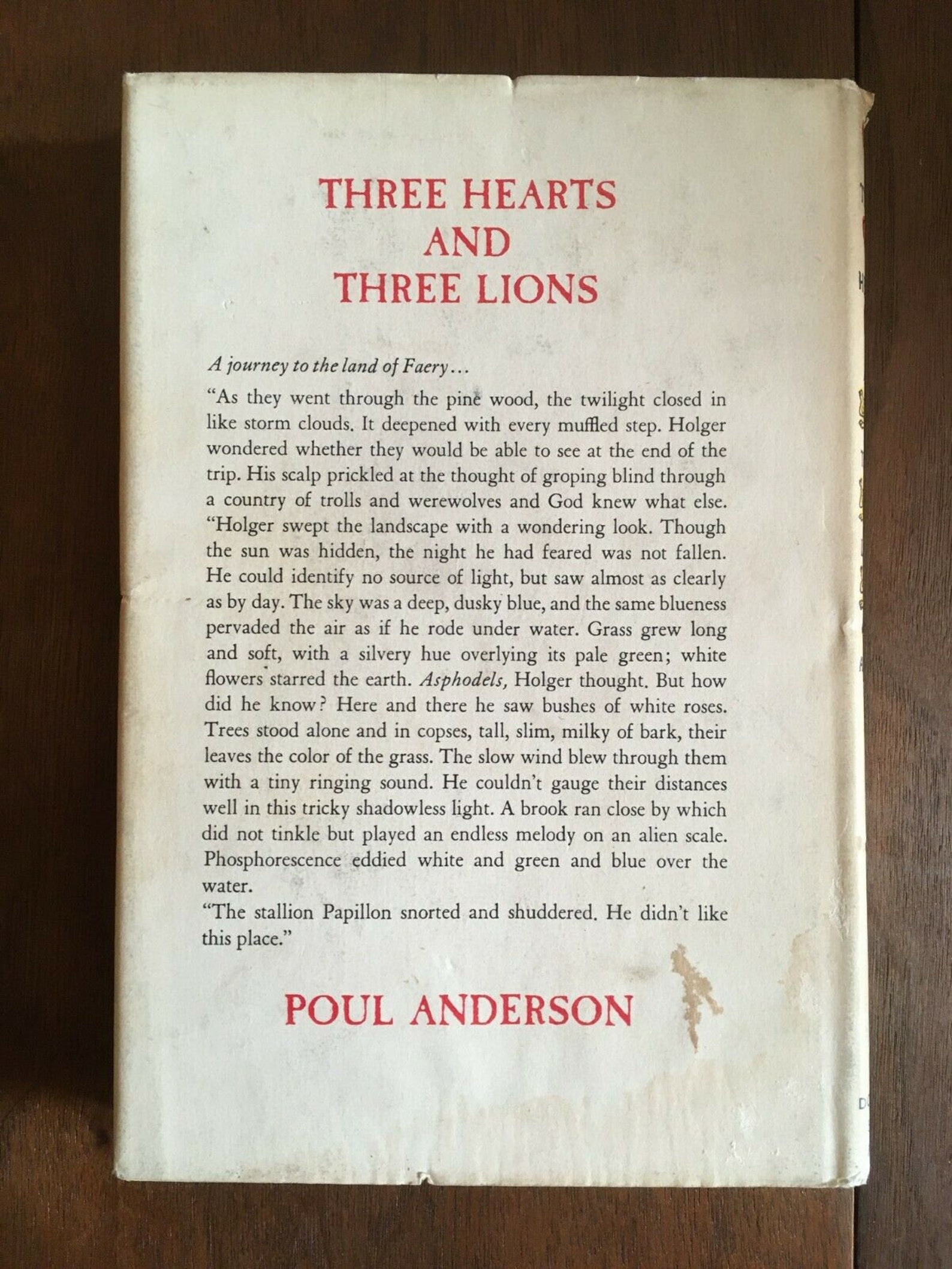 poul anderson three hearts and three lions poul anderson three hearts and three lions