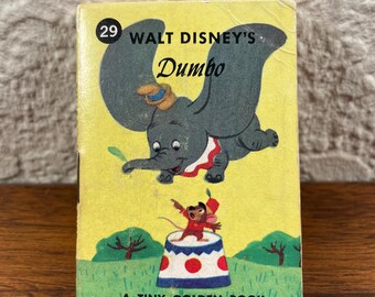 Walt Disney's Dumbo's Magic Feather Tiny Golden Book Vintage 1950 Jane Werner 29