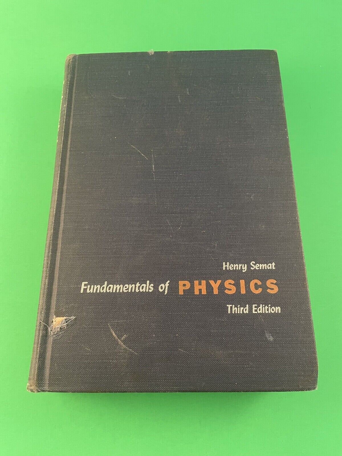 Fundamentals of Physics by Henry Semat Vintage 1961 Third - Etsy