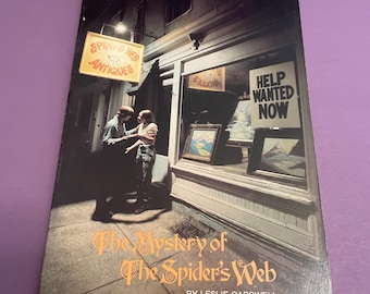 The Mystery of the Spider's Web Leslie Carswell 1975 Vintage Scholastic Action