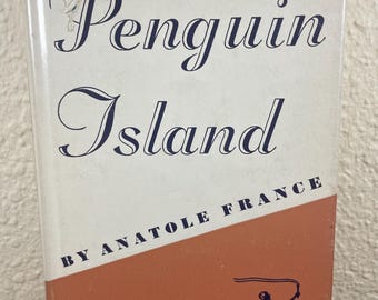 Penguin Island by Anatole France Vintage 1960 Modern Library Hardcover Satire HC
