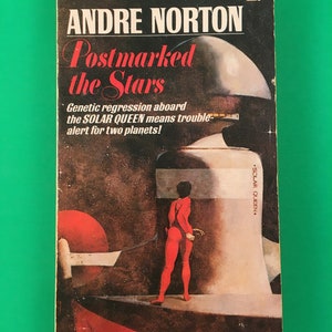 Postmarked the Stars by Andre Norton Vintage 1969 Ace SciFi Jeff Jones Paperback