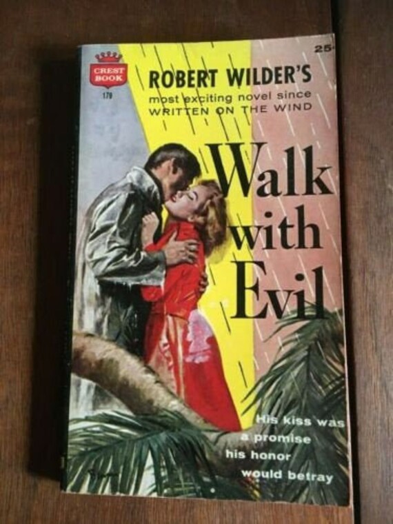Walk With Evil by Robert Wilder PB Paperback Vintage 1957 Crest Book  Suspense - Etsy