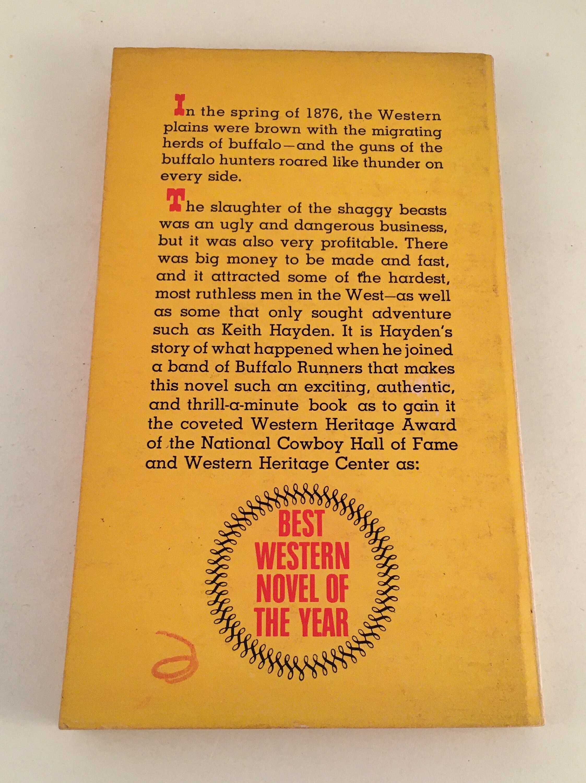 The Buffalo Runners by Fred Grove Vintage 1968 Western Etsy.de