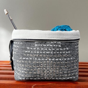Project Bag for Knitting, Knitting Project Bag, Crochet Project Bag, Yarn Tote Bag, Gift for Knitter, Sock Project Bag