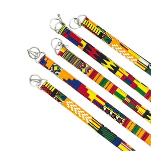 Kente Teacher Lanyard, Lanyard Teacher, Lanyard with ID holder, Teacher Lanyards, End of year teacher gifts, Gift for Teacher