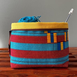 Project Bag for Knitting, Knitting Project Bag, Crochet Project Bag, Yarn Tote Bag, Gift for Knitter, Sock Project Bag