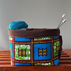 Project Bag for Knitting, Knitting Project Bag, Crochet Project Bag, Yarn Tote Bag, Gift for Knitter, Sock Project Bag