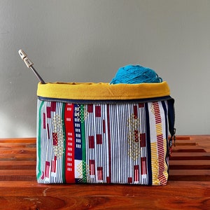 Project Bag for Knitting, Knitting Project Bag, Crochet Project Bag, Yarn Tote Bag, Gift for Knitter, Sock Project Bag