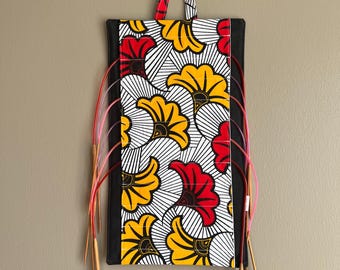 Gingko Hanging Circular Knitting Needle Case, Circular Knitting Needle Organizer, Circular Knitting Needle Holder, Gifts for Knitters
