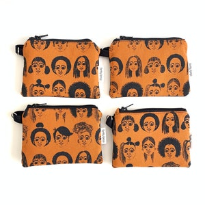 Habesha Coin Purse, African Fabric Small Coin Purse, Coin Purse for Men, Coin Pouch, Change Purse, Keychain Coin purse, Small Coin Pouch image 3