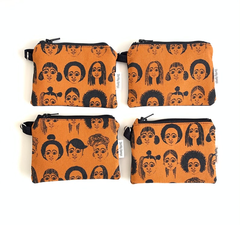 Habesha Coin Purse, African Fabric Small Coin Purse, Coin Purse for Men, Coin Pouch, Change Purse, Keychain Coin purse, Small Coin Pouch image 3