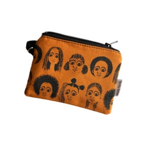 Habesha Coin Purse, African Fabric Small Coin Purse, Coin Purse for Men, Coin Pouch, Change Purse, Keychain Coin purse, Small Coin Pouch image 1