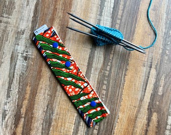 Tropical DPN Holder, DPN Cozy, Double Pointed Needle Holder, Gifts For Knitters, DPN Case