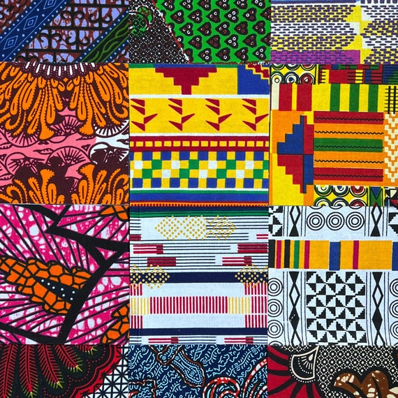 African Quilt Squares, Charm Pack, African Charm Packs, Quilt Square,  Quilting Squares, Fabric Squares, Quilting Fabric -  Denmark