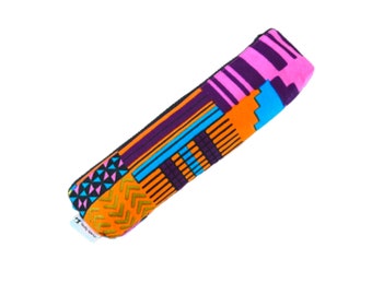 Purple African Fabric Reusable Utensil Cutlery Pouch, Fabric Cutlery Pouch,  Cloth Utensil Carrying Case, Silverware Pouch