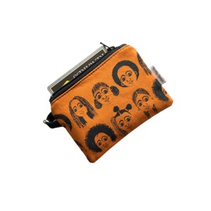 Habesha Coin Purse, African Fabric Small Coin Purse, Coin Purse for Men, Coin Pouch, Change Purse, Keychain Coin purse, Small Coin Pouch image 2